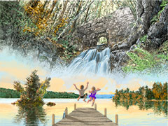 Waterways of Oxford Mural