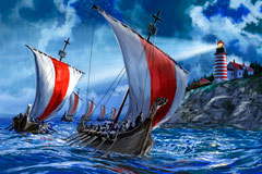 Vikings Pass West Quoddy Head Lighthouse